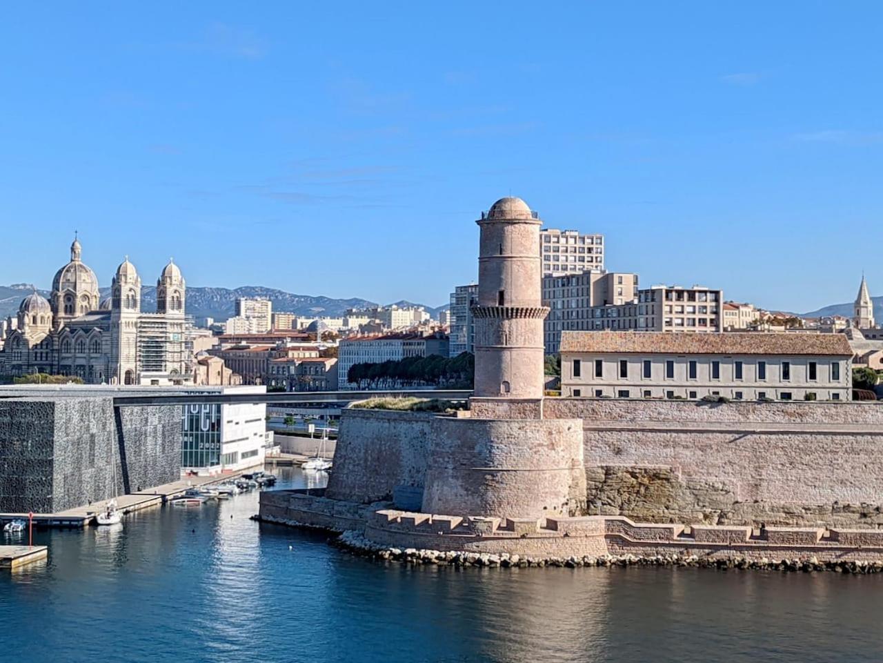 Vue Mer Le Panoramique Vieux-Port De Marseille Marselha Exterior foto