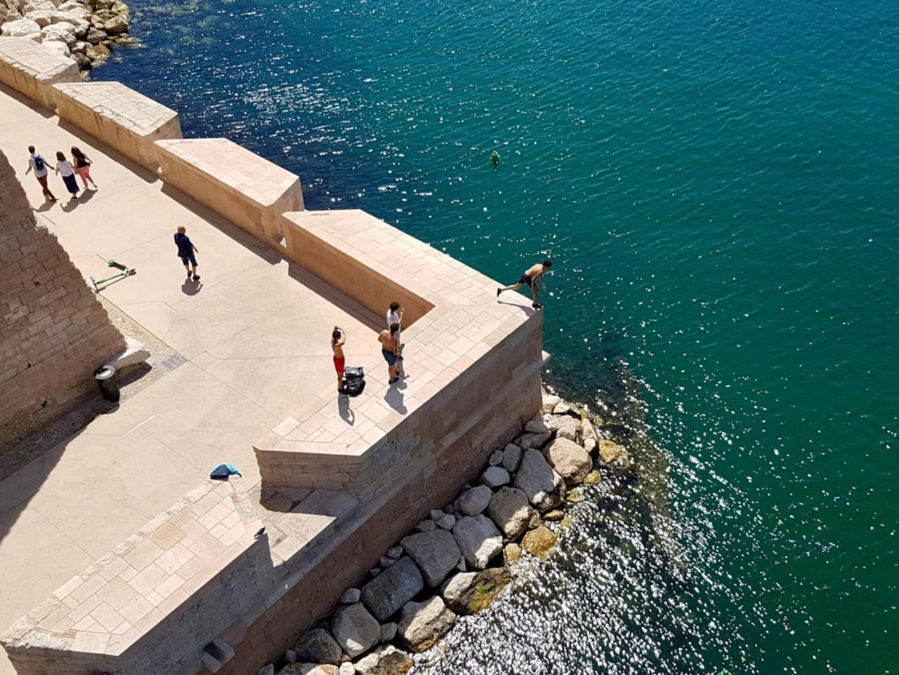 Vue Mer Le Panoramique Vieux-Port De Marseille Marselha Exterior foto