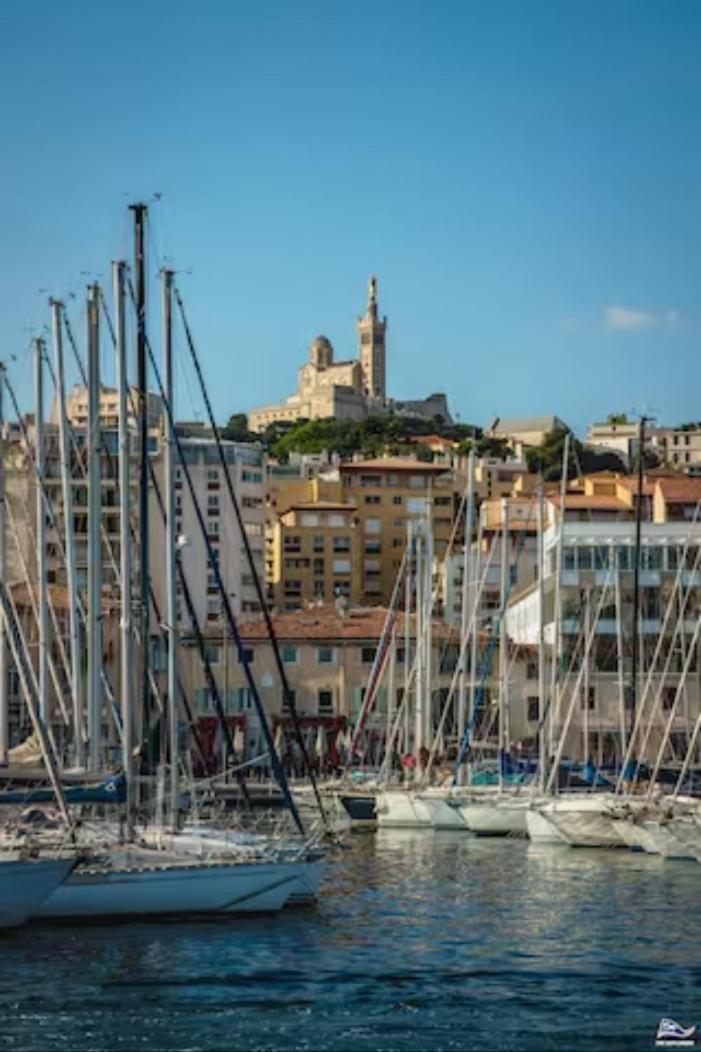 Vue Mer Le Panoramique Vieux-Port De Marseille Marselha Exterior foto